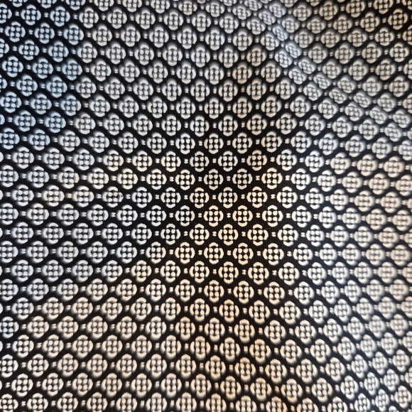 Guess Los Angeles Geometric Print Button Down Shirt M Black And Cream - Picture 11 of 11